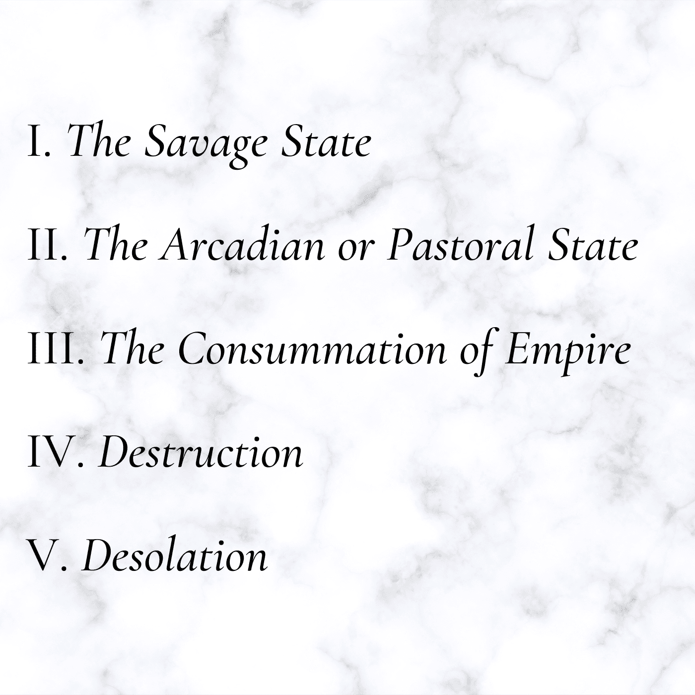 The Course of Empire Album Art